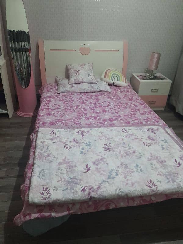 single bed and study table for girls 4