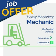 We are Looking for Heavy Machinery Mechanic