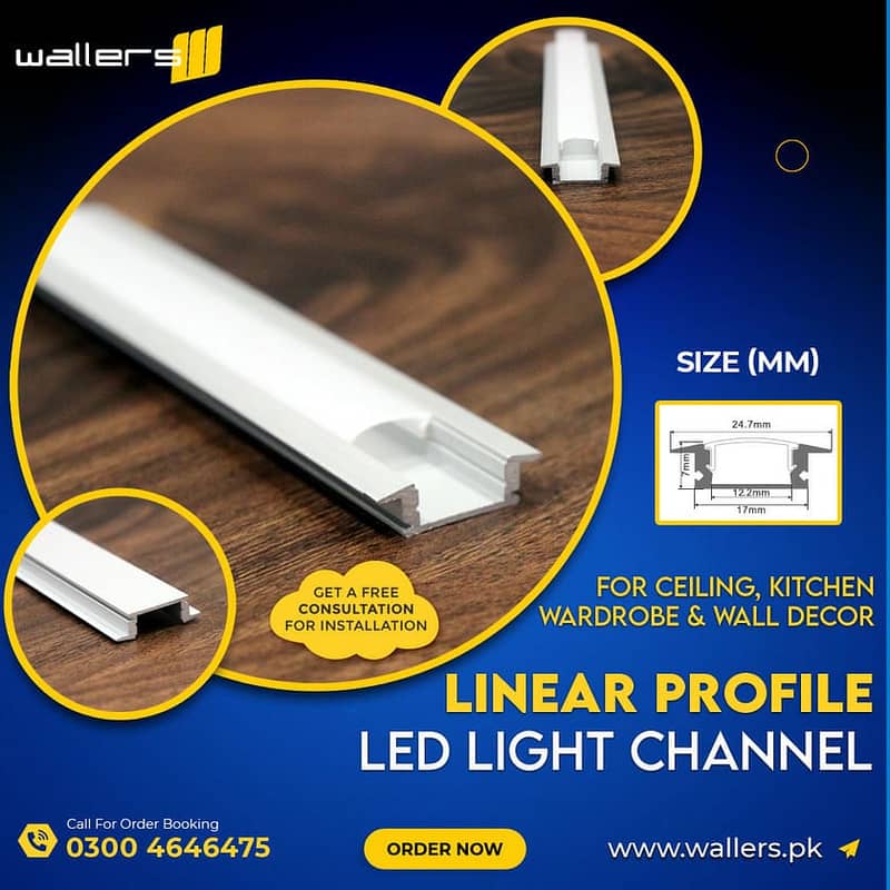 Aluminium Profile Light High Quality | All Sizes Available 2