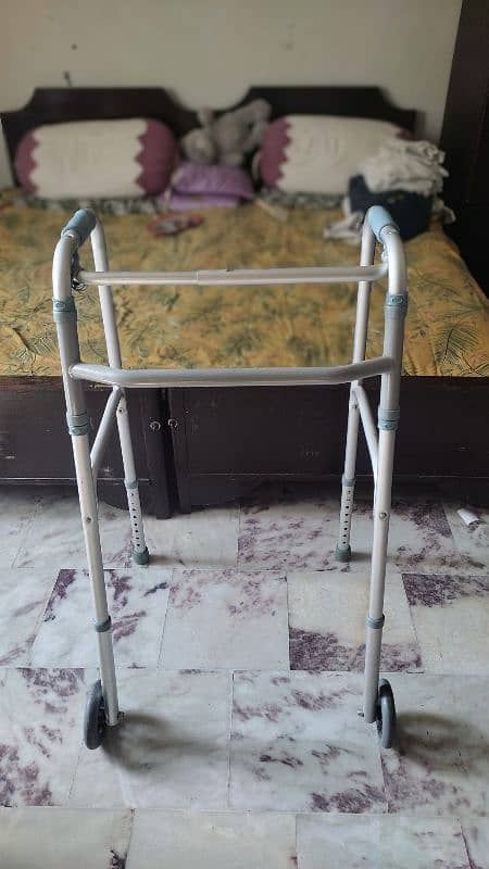 walker for patients with wheels almost new 1