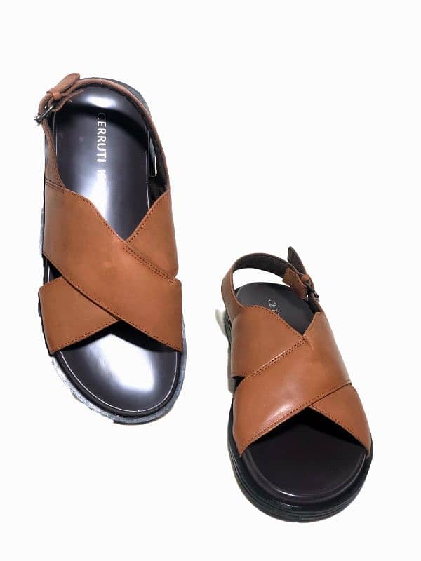 Rubber sole and Leather sandals for sale 1