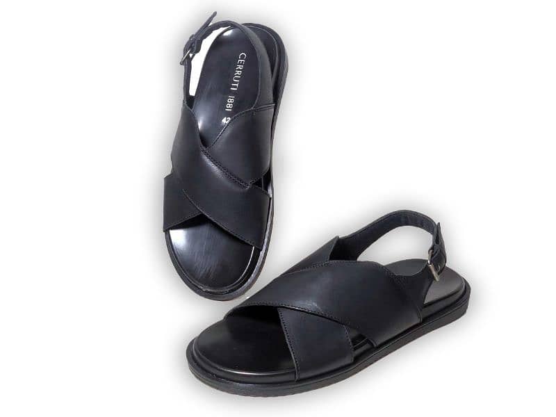 Rubber sole and Leather sandals for sale 2