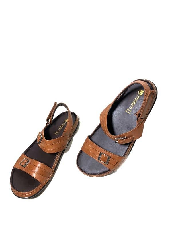 Rubber sole and Leather sandals for sale 4