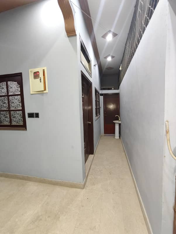 120 Sq Yards, Full Furnished House For Sell, Near Johar Chowk, 1st Street from Main Road West-Open 5