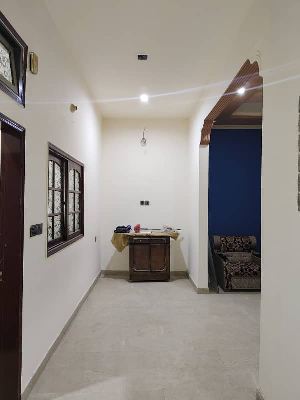 120 Sq Yards, Full Furnished House For Sell, Near Johar Chowk, 1st Street from Main Road West-Open 8