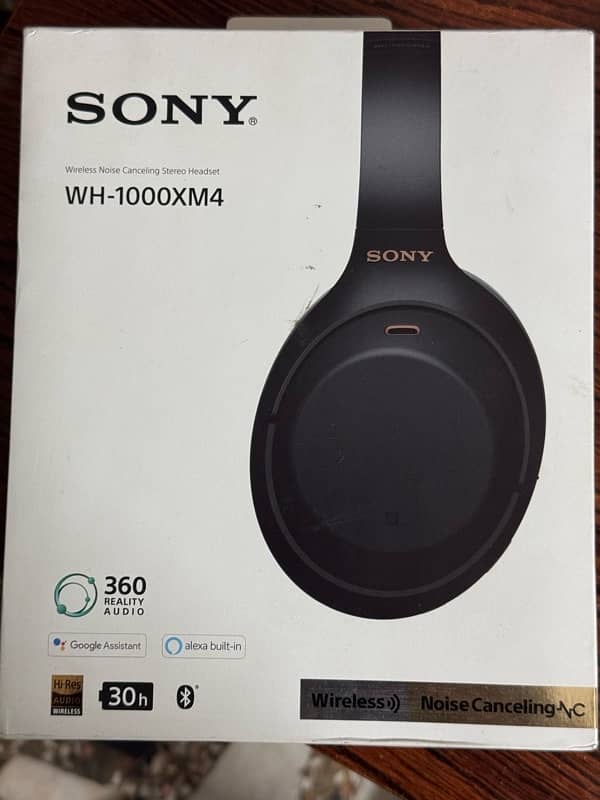 SONY WH-1000XM4 Wireless Noise Cancelling Bluetooth Headphones 1