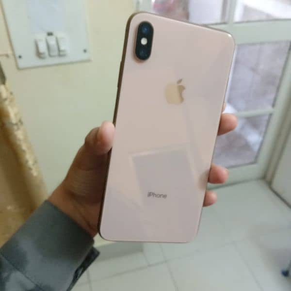 Iphone xsmax golden pta approved 256gb with box 2