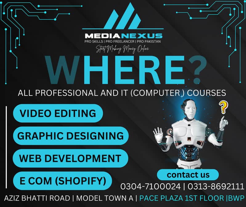 BECOME FREELACNER AND IT EXPERT JOIN MEDIA NEXUS BAHAWALPUR 2