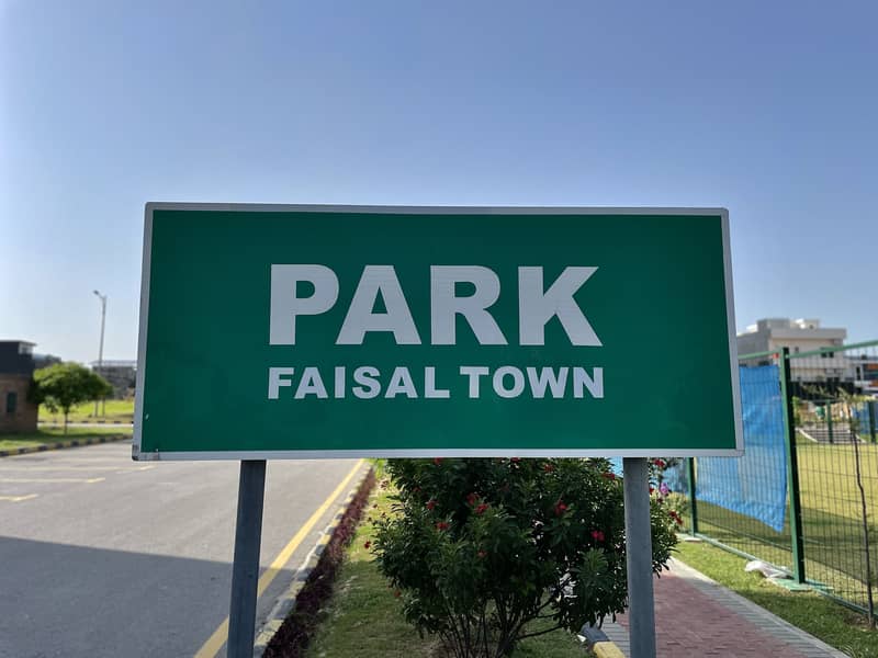 8 Marla Residential Short Corner Plot Available For Sale In "A" Block Faisal Town F-18 Islamabad. 8