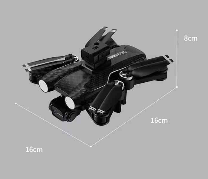 Lh_X68 Foldable High Quality Double Camera Brushless Motors Drone 4K 6