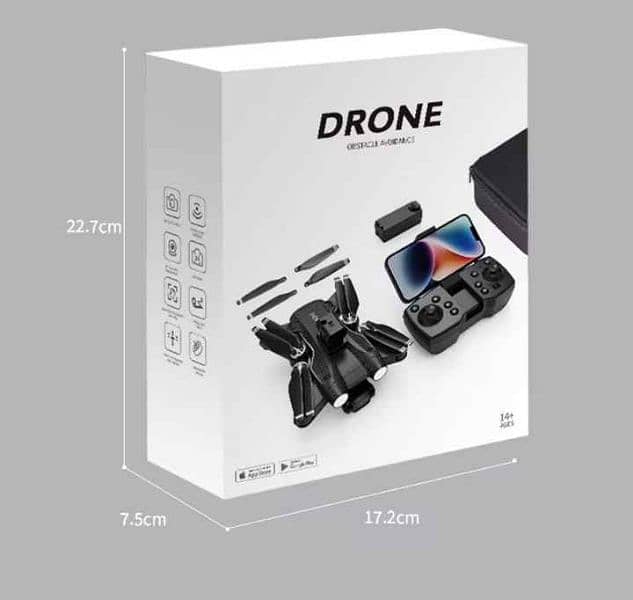 Lh_X68 Foldable High Quality Double Camera Brushless Motors Drone 4K 7