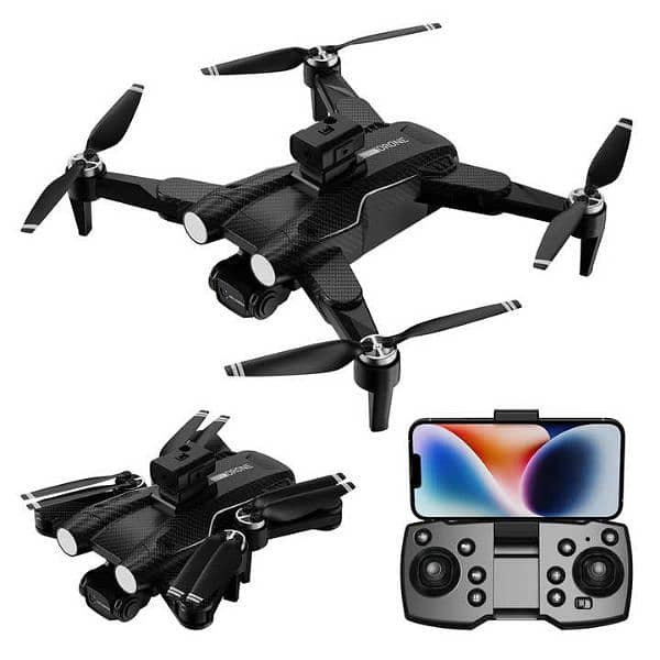 Lh_X68 Foldable High Quality Double Camera Brushless Motors Drone 4K 9