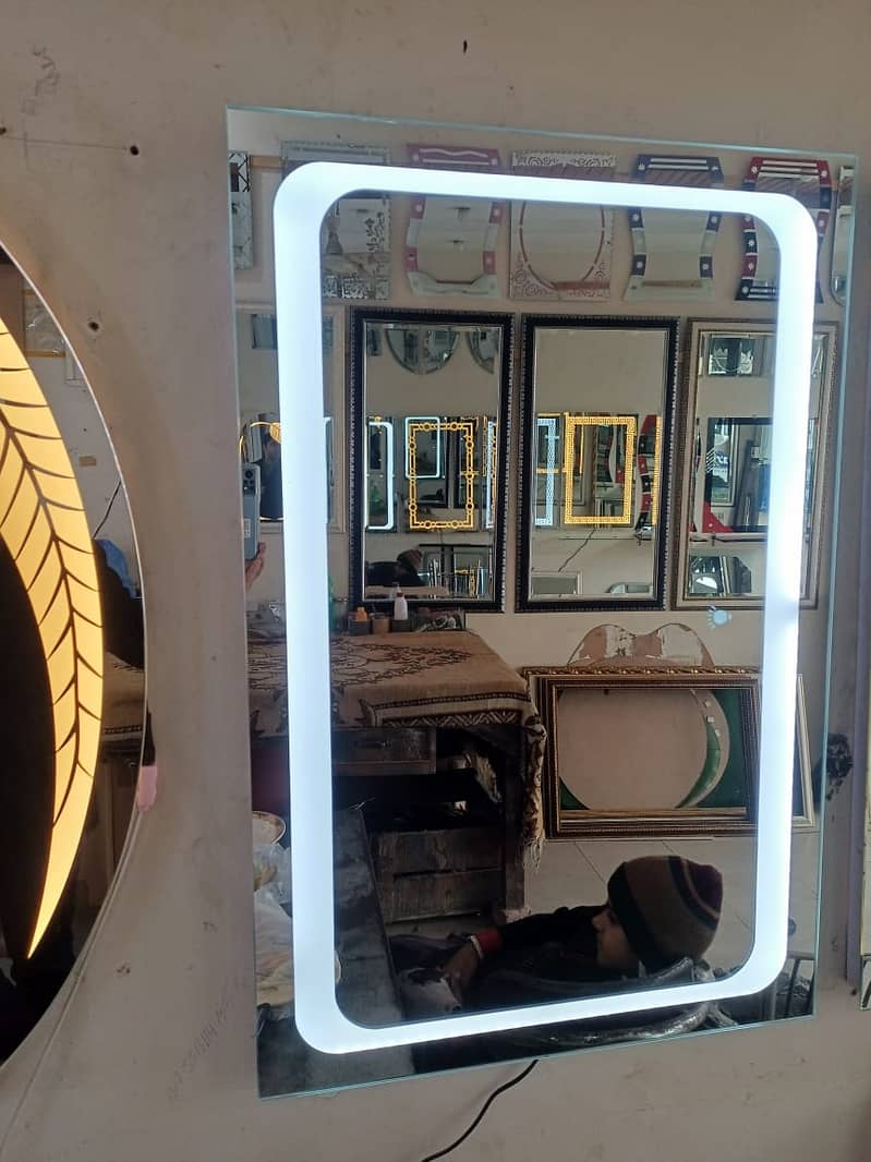 LED Mirror/saloon Vanity Mirror/parlor makeup table with led mirror 19