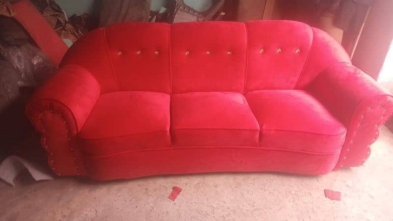 sofa 3 2 1 slitly use like new 1