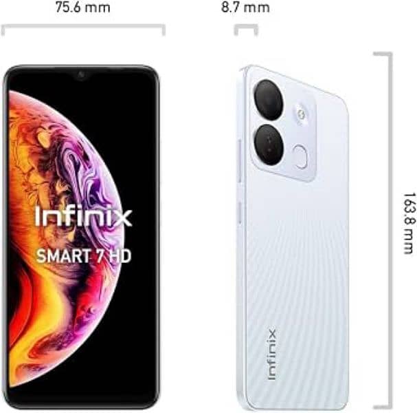 infinix smart 7 HD 4GB & 64GB Full box with warnty 2