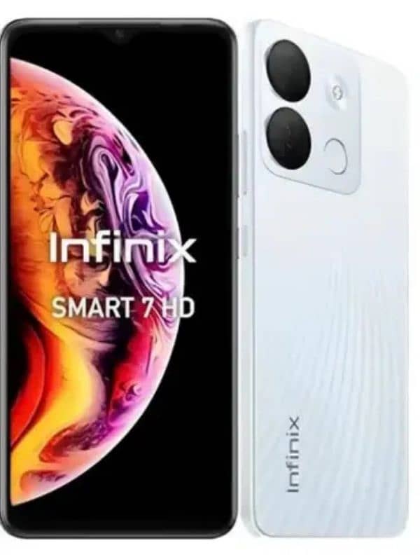 infinix smart 7 HD 4GB & 64GB Full box with warnty 3