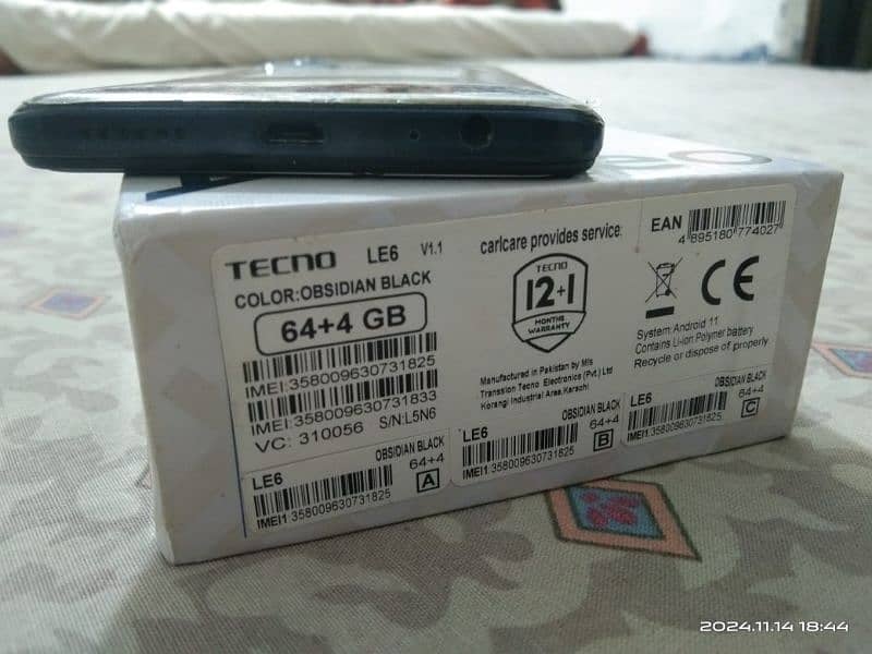 Tecno mob used. condition 10/10 3