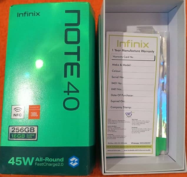 Infinix note 40 3