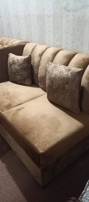 Beautiful L Shaped Sofa Set 3