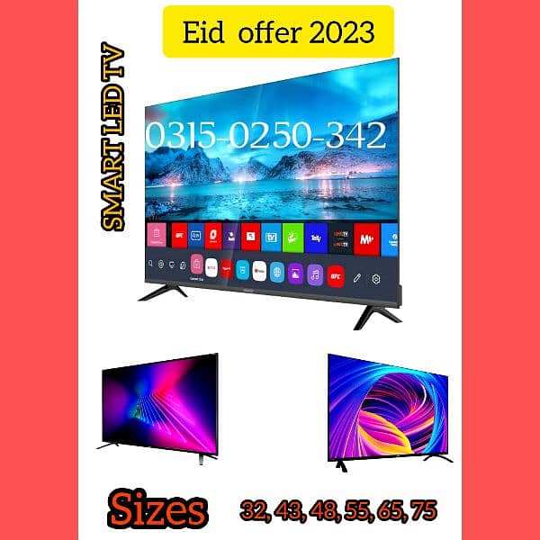 NEW BOX PACK 55 INCH SMART ANDROID LED TV 8