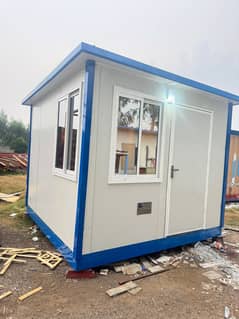 guard room site office container office prefab sructure porta toilets