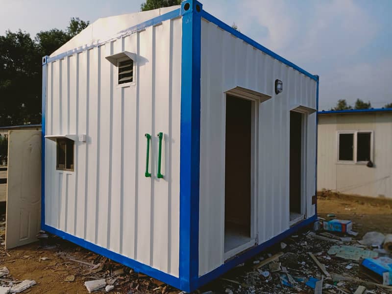 guard room site office container office prefab sructure porta toilets 17