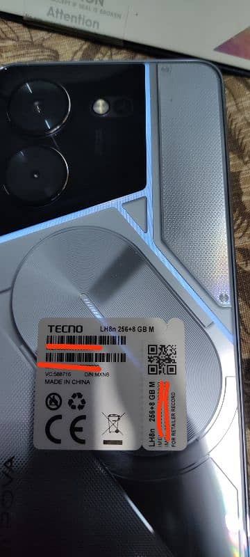 Tecno pova 5 pro 5G 16-256 GB (8+8) in warranty 4