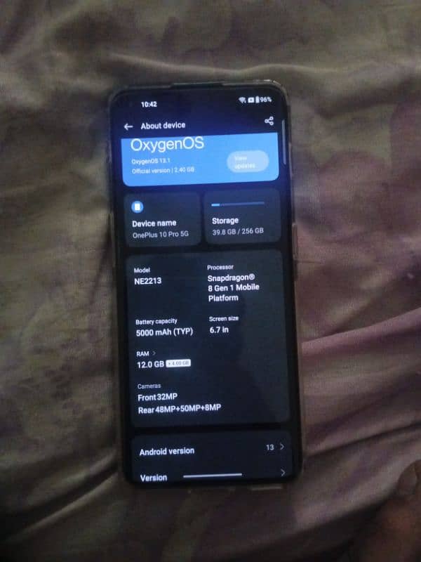 OnePlus 10pro 12/256 2