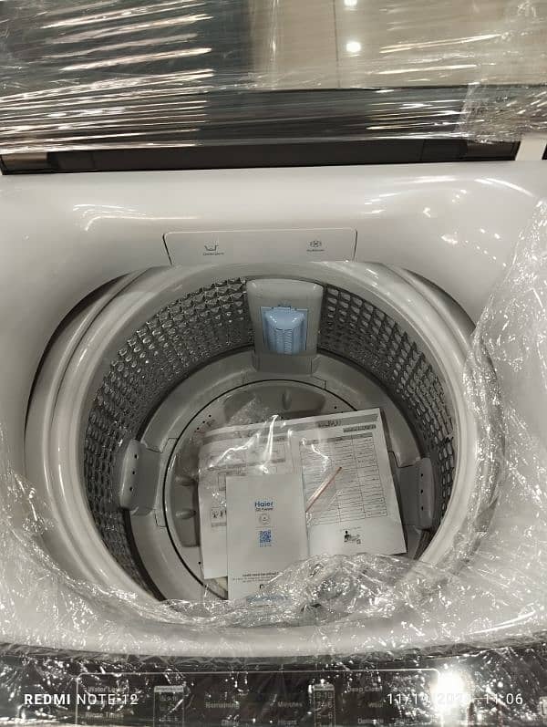 Fully Automatic Haier washing machine 8.5 KG Available Discount Rate 2