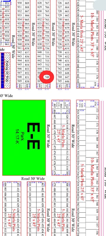 3 Marla plot Sher Afghan EE sector ideal location 0