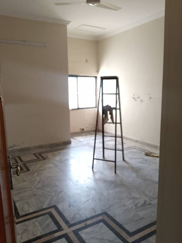 Ground portion for rent 2 bedroom with attached bathroom drawing dining TV lounge kitchen sarvent quter 7