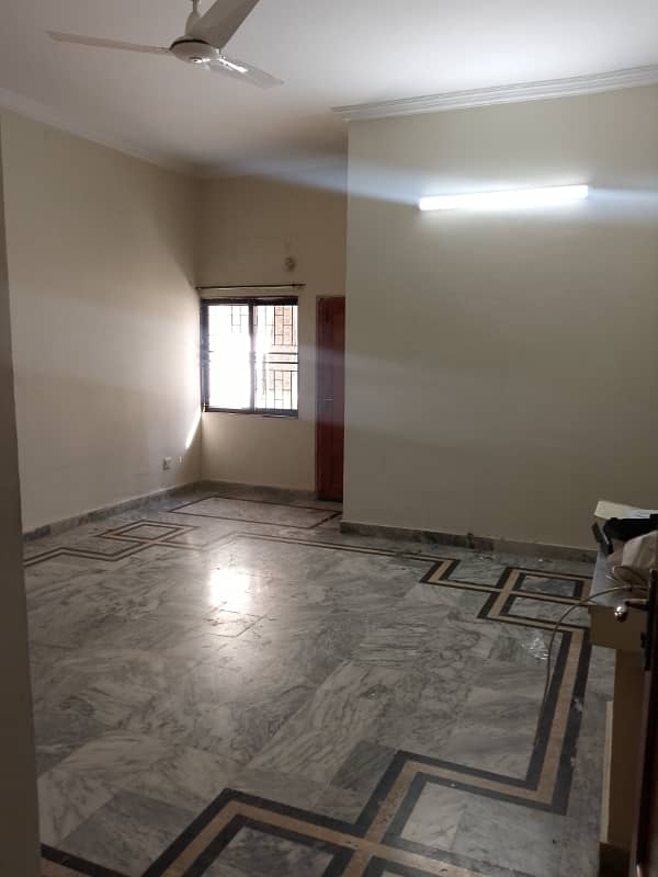 Ground portion for rent 2 bedroom with attached bathroom drawing dining TV lounge kitchen sarvent quter 8