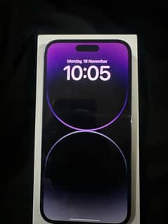 i phone 14 Pro Max PTA approved deep purple 128 GB Health 89 %