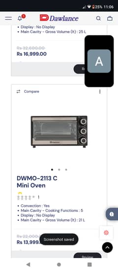 DWMO-2113 C Mini Oven