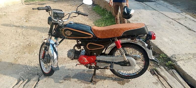 70cc bike for sale in good condition 2