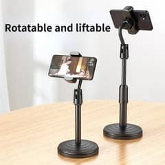 Mobile Phone Stand For Phone Retractable Holder Desk Table