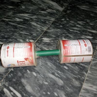 Almost 4 kg homemade cement dumbbell