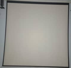 (6x6) Projector Screen Wall Mount Hashmo Brand