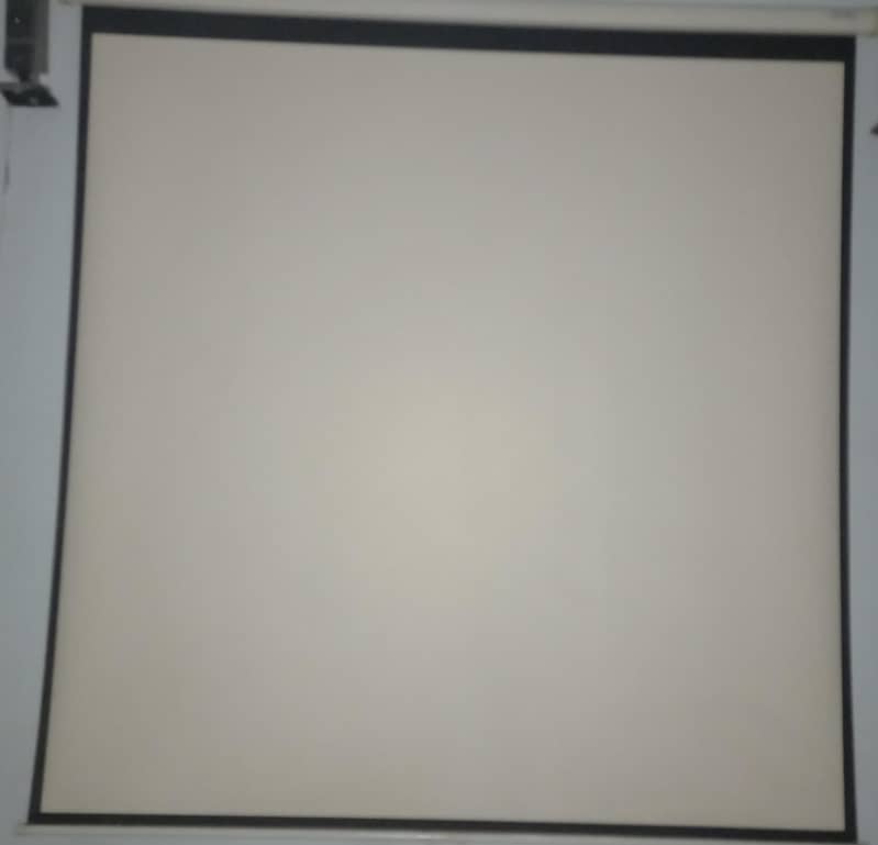 (6x6) Projector Screen Wall Mount Hashmo Brand 0