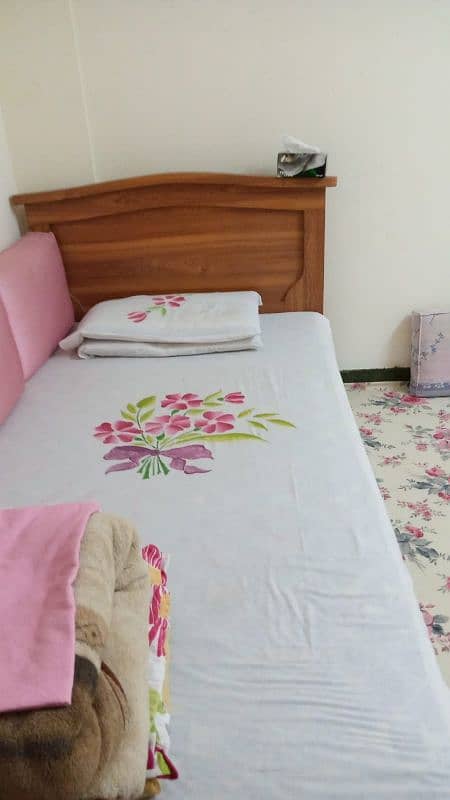 Single bed with Mattress 3