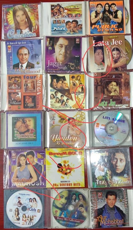 Audio and video CDs 8