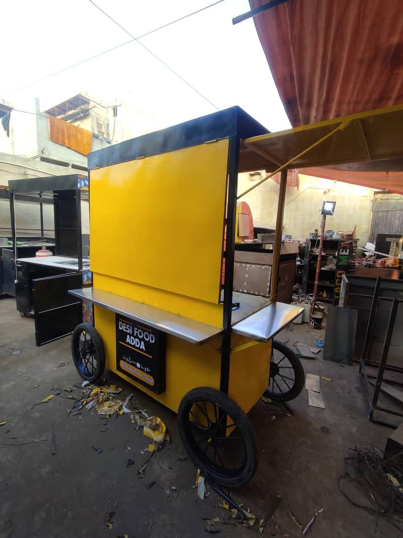 Towable Fries Stall , Burger stall, waffle, Juice, Cart, Shawarma 9