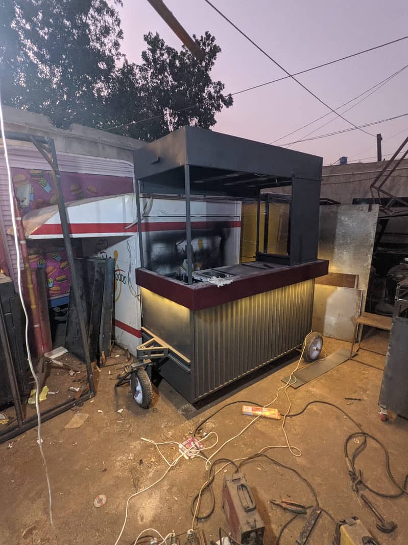 Towable Fries Stall , Burger stall, waffle, Juice, Cart, Shawarma 12