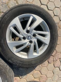 Honda City Aspire original rim and tyre