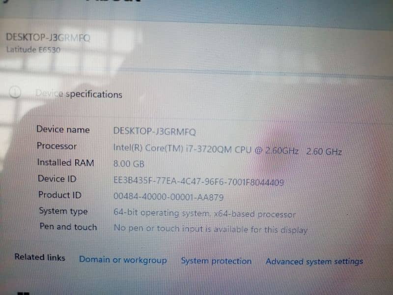 Dell Core i 7, 3 Gen 0