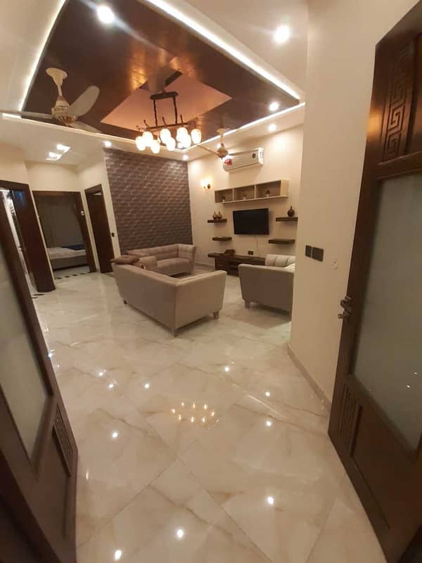 Luxury Furnished 10 Marla Upper Portion is Available For Rent in CC Block Bahria Town Lahore 2