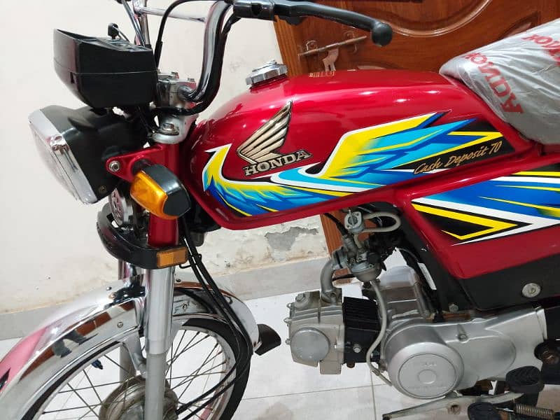 Honda CD70 New (2021) All Punjab Number, Call 03021503414 6