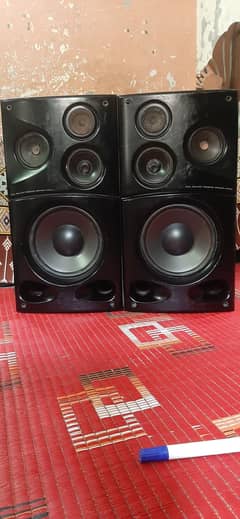 kenwod hifi 4way speakar 200+200 watt 8 inch mad in japan