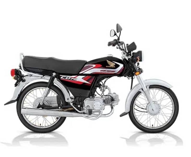 honda 70  2025 model sale applied for bike 0