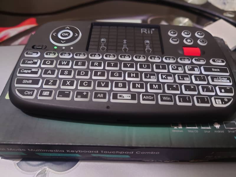 Rii i4 Mini Bluetooth Keyboard with shoulder buttons Gamepad 5